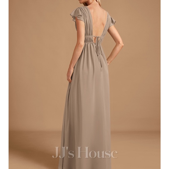Taupe Bridesmaid Dress JJ’s House - Picture 2 of 3